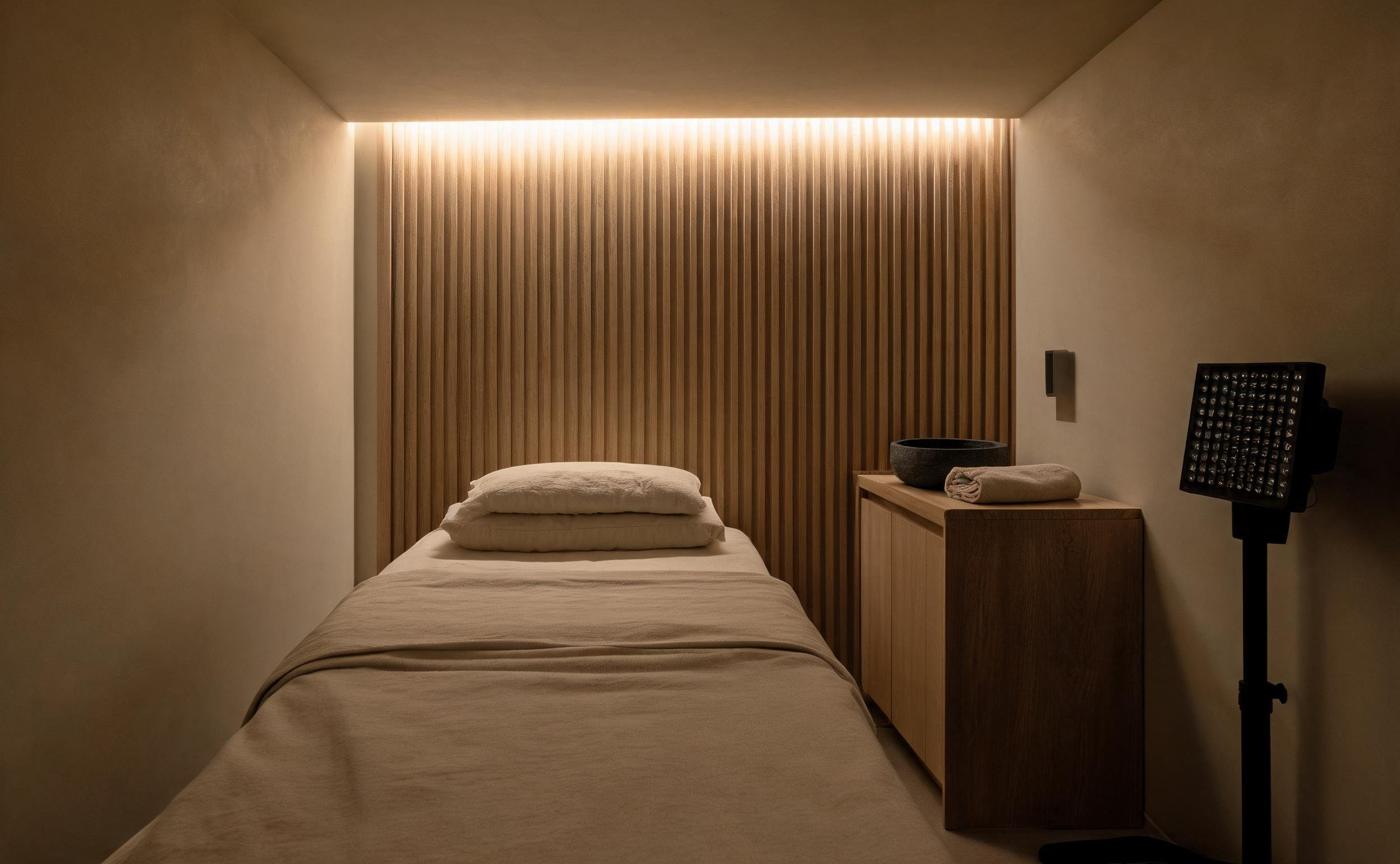 La cabine à 30 % de lumière