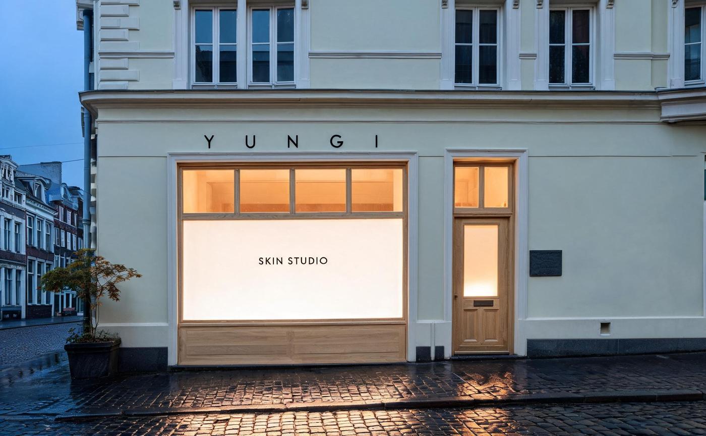 YUNGI Louise, la devanture en fin de journée